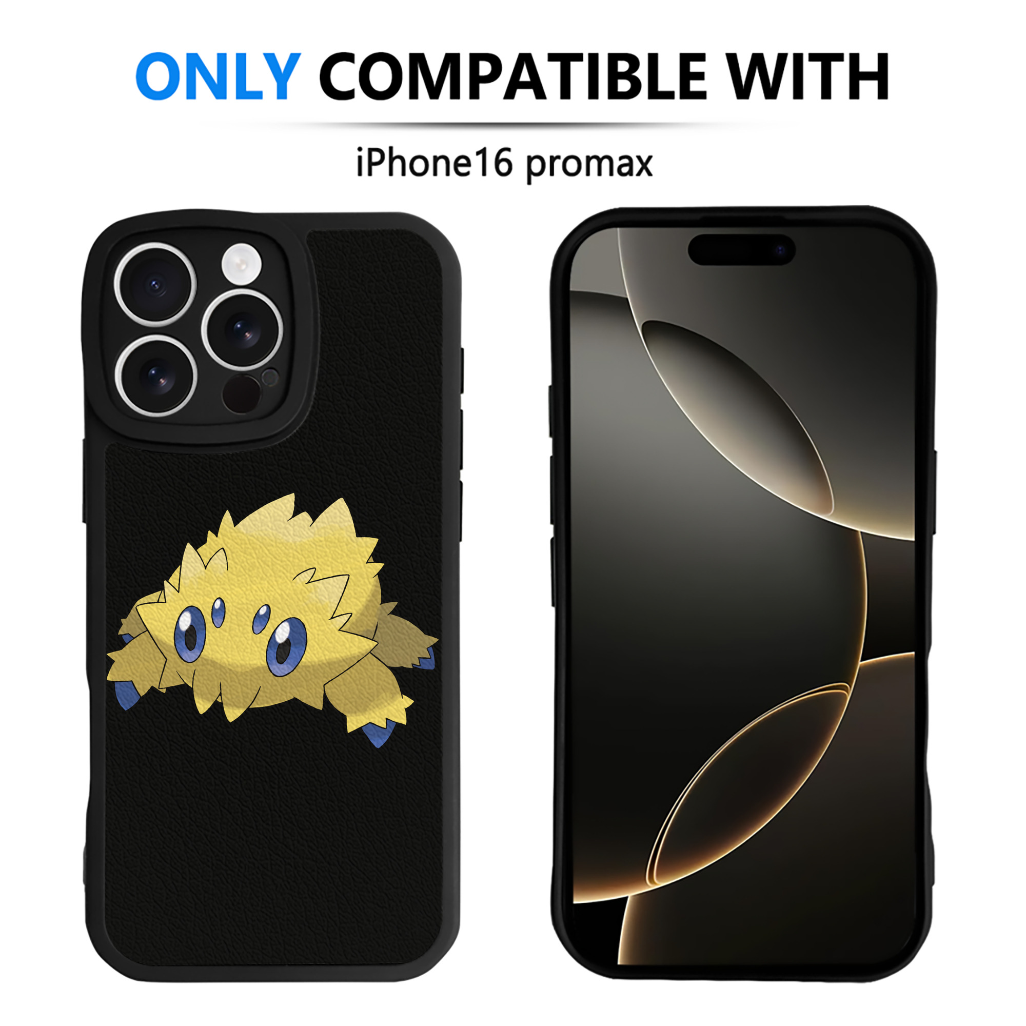 （画像用） ポケットモンスター Pokémon 【iPhone 16シリーズ対応】シリコンスマホケース（レザー調） 材質：シリコン